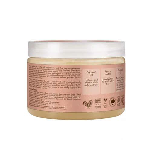 Vista 3 de Soufflé de gel de coco e hibisco de Shea Moisture de 12 onzas (12.0 fl oz) (paquete de 2)