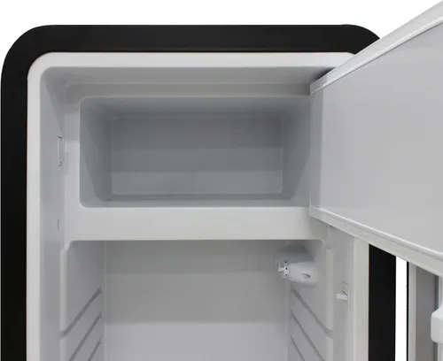 Vista 8 de BRAMA Refrigerador retro con congelador superior, 9.9 pies cúbicos, refrigerador completo para apartamento, condominio, casa, cocina, 24 pulgadas