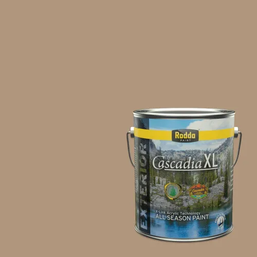 Vista 140 de Rodda Paint CASCADIA XL Pintura e imprimación satinada exterior en uno, cuarto de galón, resistencia industrial