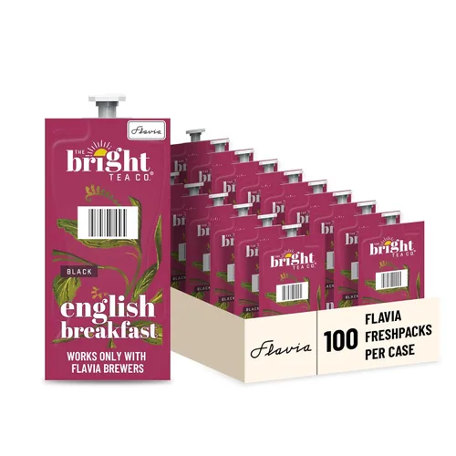 Vista 7 de Flavia Bright Tea Co. English Breakfast Tea Freshpacks funciona solo con Flavia Brewers (caja de 40)