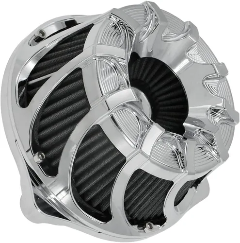 Vista 13 de Kit de entrada de aire limpiador de aire CNC para motocicletas con turbina, filtro de aire para Harley Sportster XL Touring Softail Dyna