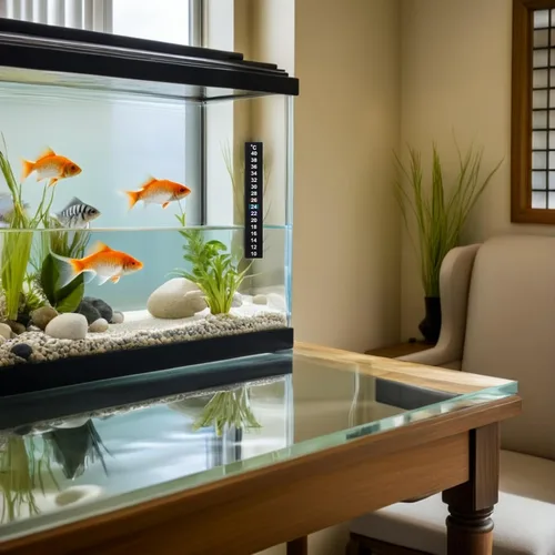 Vista 7 de Xmas Adhesive Liquid Crystal Thermometer Strip for Fish Tanks