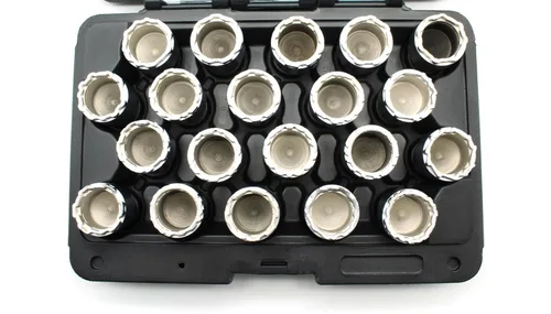 Vista 2 de TEMO Llave antirrobo del zócalo de la tuerca de la rueda antirrobo para Volvo Set A