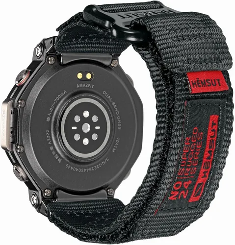 Vista 9 de SMITHA Correas de reloj compatibles con Amazfit T-Rex, T-Rex PRO, T-Rex 2, T-Rex 3 o T-Rex 3 PRO (1.890 in)/(1.732 in), T-Rex Ultra 1/2, correa Negro