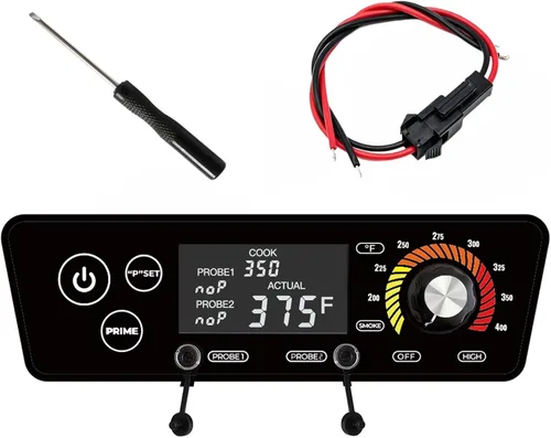 Vista 8 de Kit de termostato de tablero de control digital con pantalla LCD para parrilla ahumadora de pellets Pit Boss Austin XL, piezas de repuesto incluyen