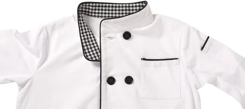 Vista 5 de Aeromax Junior Chef - Disfraz de cocina color blanco grande