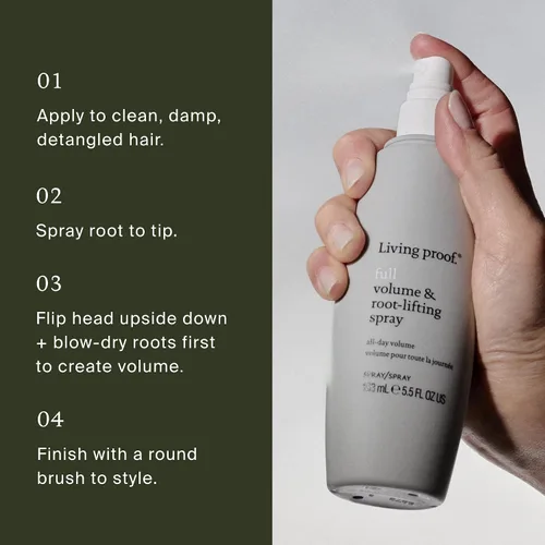 Vista 8 de Living Proof Spray de levantamiento de raíces y volumen completo