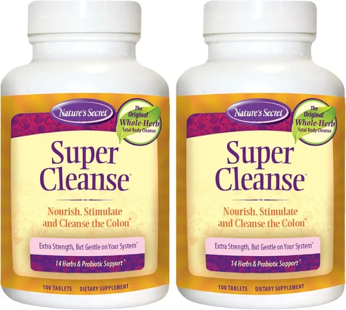 Vista 8 de Super Cleanse de Nature's Secret Apoyo a base de hierbas y probióticos, 100 tabletas