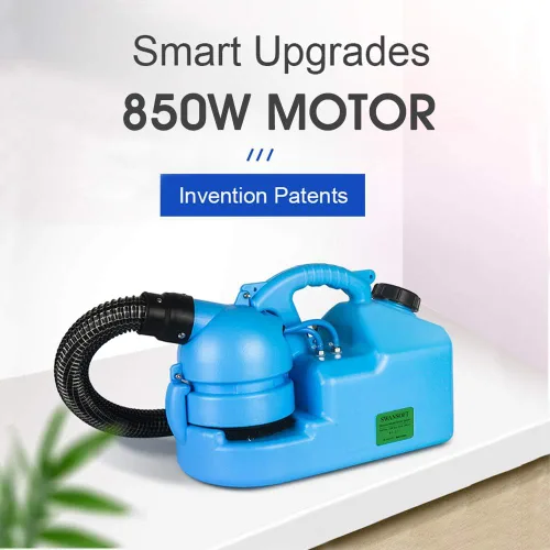 Vista 5 de SWANSOFT Máquina de nebulización ULV de 7 L (1.85 galones), pulverizador atomizador eléctrico, máquina de nebulizadores portátil para interiores
