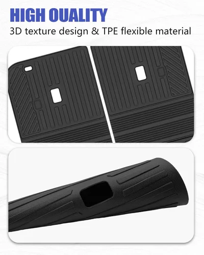 Vista 4 de Fundas para maletero con respaldo para Hyundai Ioniq 9, accesorios 2026 con gancho y asa, tapete de cajuela trasera, protector de respaldo