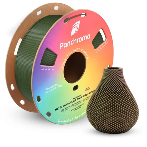 Vista 86 de Polymaker Panchroma - Filamento PLA mate de 0.07 in, 2.2 lbs, madera de Madera mate de doble degradado