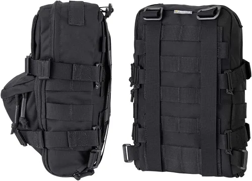 Vista 2 de IDOGEAR Tactical Hydration Pack MOLLE Water Bladder Bag, Mini Backpack YKK Zipper Hiking Camping Outdoor Training Carrier