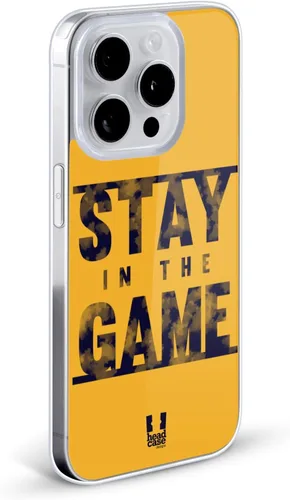 Vista 2 de Head Case Designs Stay in The Game Power Statement - Funda de gel suave compatible con Apple iPhone 13 Pro