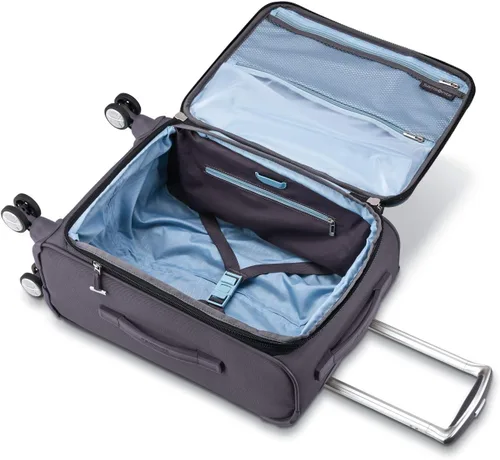 Vista 2 de Samsonite Solyte DLX Softside - Equipaje extensible con ruedas giratorias, Gris mineral), 123567-1560