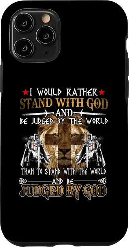 Vista 29 de I Would Rather Stand with God Knight Templar Case for iPhone 17