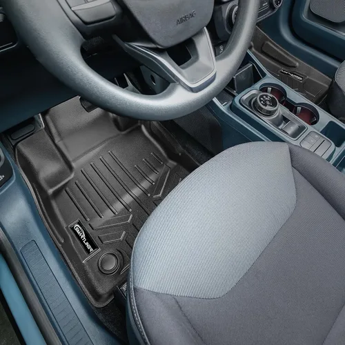 Vista 2 de SMARTLINER Alfombrillas de primera fila para todo tipo de clima, compatibles con Ford Maverick 2022-2025