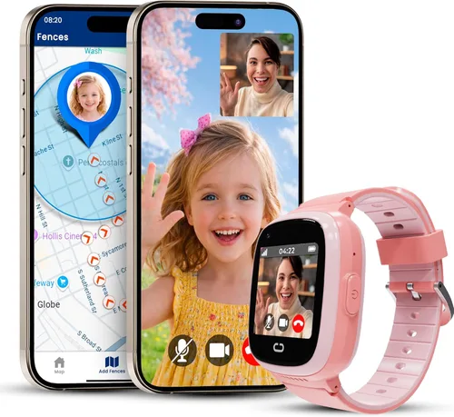 Vista 11 de Reloj para niños con localizador GPS, llamadas bidireccionales, seguimiento en tiempo real y alertas SOS - Reloj inteligente para niños