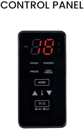 Vista 3 de Conserv Congelador/refrigerador vertical convertible de 14 pies cúbicos listo para garaje en negro