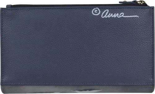 Vista 2 de Anna by Anuschka Cartera de cuero genuino pintada a mano para mujer