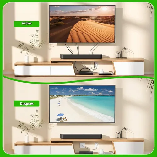 Vista 6 de Kit de organización de cables de pared con placa de pared de cepillo, salidas de CA y puertos USB, cable de 9 pies, toma de pared empotrada