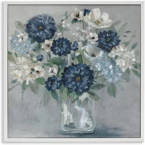 Vista 17 de Spring Floral Dollops' Framed Giclee Art