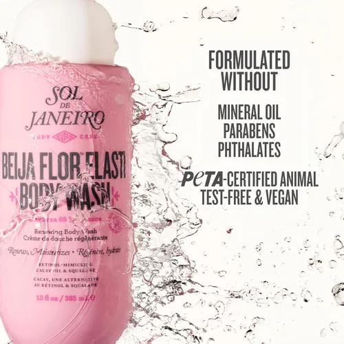 Vista 8 de Sol de Janeiro Beija Flor Gel de Baño