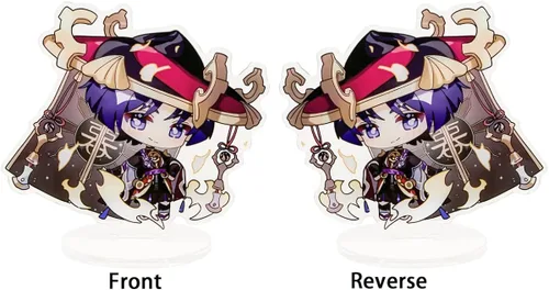 Vista 2 de FUNKY STORE Genshin Impact - Llavero acrílico de manga para videojuegos