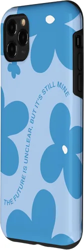 Vista 2 de iPhone 11 Pro Max The Summer I Turned Pretty - Vintage Daisy - Funda azul