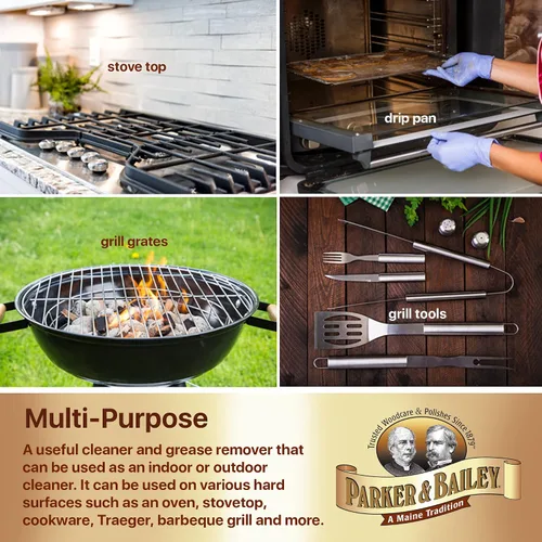 Vista 7 de Limpiador y desengrasante de parrilla (BBQ) de los productos de limpieza Parker Bailey