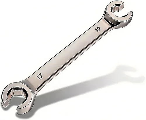 Vista 39 de Utoolmart Llave de tuerca acampanada, 0.236 in x 0.315 in métrica doble extremo abierto, 2 piezas