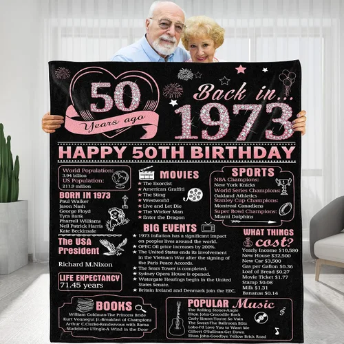 Vista 12 de Back in 1933 - Manta de cumpleaños personalizada para abuela, abuelo, ideas de regalos de cumpleaños para esposa, marido, mamá, papá, amigos, manta