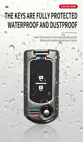 Vista 9 de ontto Funda plegable de 2 botones para llavero Mazda 2 3 5 6 RX8 CX5 CX7 CX9 MX5 MPV Miata Car Key Remote Case Metal Key Shell Soft Siliclicon
