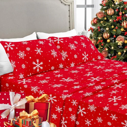 Vista 37 de YIYEA Juego de sábanas individuales, sábanas de hotel de calidad de 1800 hilos de microfibra doble cepillada con flores para cama individual, extra