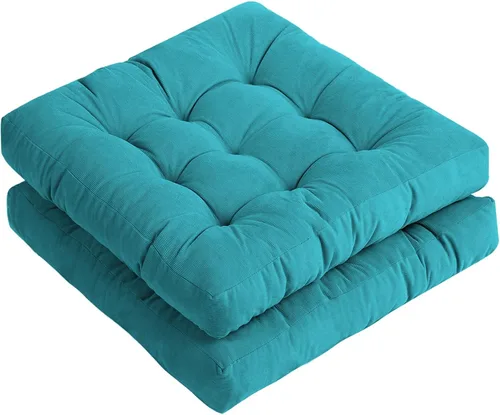 Vista 23 de Tiita Cojín de suelo de 22 pulgadas, cojín redondo para silla de exterior Redondo beige