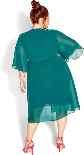 Vista 4 de City Chic Women's Plus Size Love Affair Dress Alpine