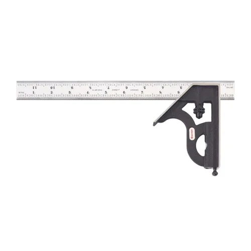 Vista 14 de Starrett Cuadrado combinado de acero con cabeza cuadrada, longitud de hoja