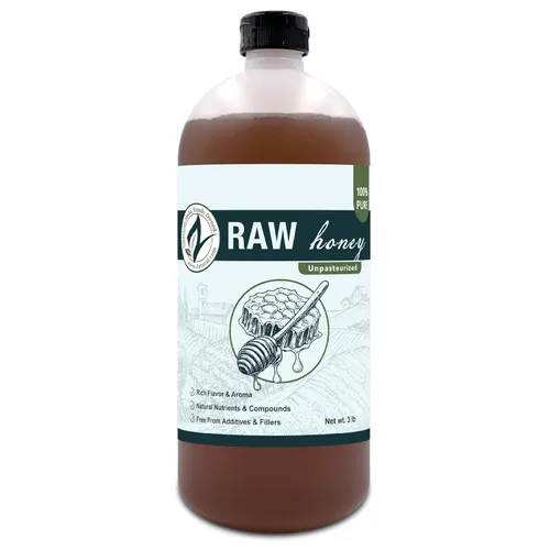 Vista 7 de Honey Raw Fresh Air Idaho Grado A Miel ámbar claro (3 libras)