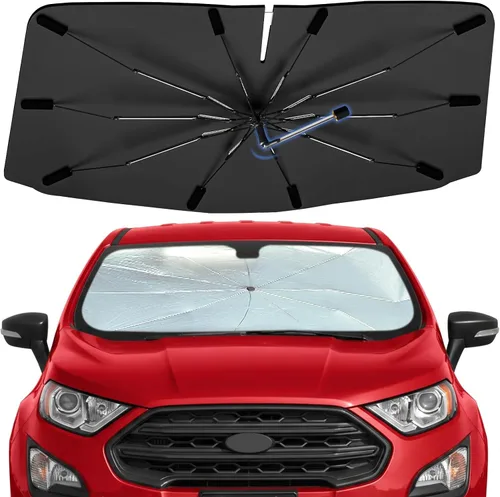 Vista 43 de Sombrilla Parasol para Parabrisas para Mazda 3 2014-2026, Parasol Plegable para Coche para Ventana Delantera, Visera Protectora Solar Altamente