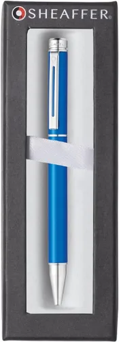 Vista 2 de Sheaffer 200 Bolígrafo cromado, azul metálico mate (E2915551)