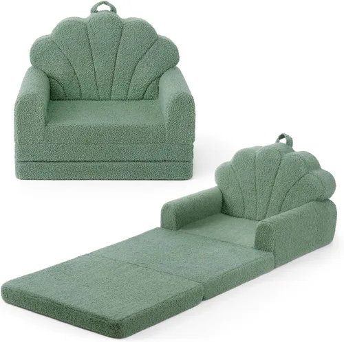 Vista 22 de Blissful Diary Sofá plegable para niños, 2 en 1, sofá para niños, cuadros