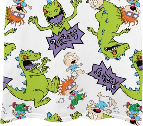 Vista 7 de Nickelodeon Camisa clásica Rewind para hombre - Rugrats, Ren & Stimpy y Hey Arnold Tie Dye