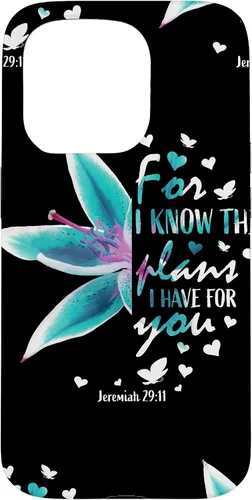 Vista 14 de Bible Verse Phone Cases Christian Gifts Women Jeremiah 29 11 Case for iPhone 17