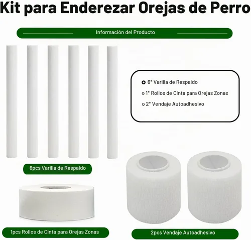 Vista 8 de Doberman - Kit de publicación de oído para el cuidado de los oídos, cinta Kit de cuidado de oídos Doberman, agarre seguro para dar forma a
