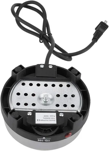 Vista 8 de Placa eléctrica pequeña, 500 W, encimera portátil de un solo quemador, multifunción, calentador eléctrico de cocina para el hogar para hervidor