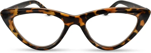 Vista 22 de 2SeeLife Lentes de lectura prémium TR-90 Cat Eye para mujer, estrechos, ajuste medio, marco resistente, bisagras de resorte, lectores elegantes Negro