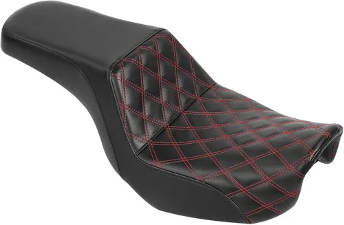 Vista 14 de C.C. RIDER Asiento para Conductor y Pasajero Asiento de Elevación Compatible con Harley Dyna Street Bob FXDB Low Rider FXDL/FXDLS Super Glide Custom