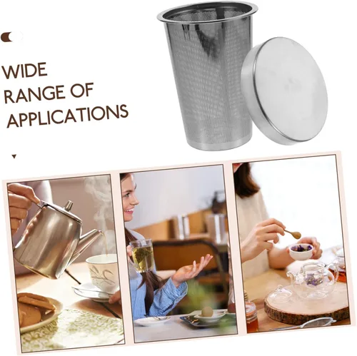Vista 9 de Angoily 1 Unidades Tetera Colador de Té Colador de Malla Fina Colador Reutilizable Filtro de Té Filtro de Té Infusor de Té Colador de Té Infusor