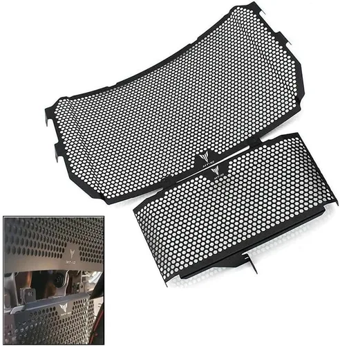 Vista 2 de Radiators Guard for Ya&maha MT-10 MT10 MT 10 FZ10 FZ 10 FZ-10 2016-2023 Motorcycle Radiator Grille Guard Oil Cooler Cooling Cover Protection