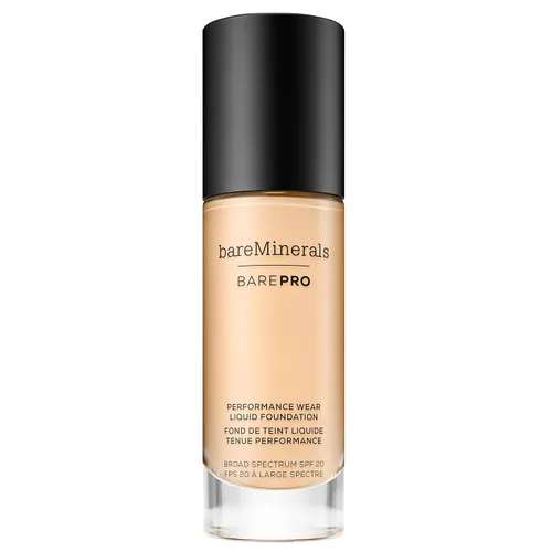 Vista 16 de bareMinerals BarePro 24HR Wear Matte Liquid Foundation Mineral SPF 20, Base de maquillaje de cobertura completa para piel madura, libre de aceite