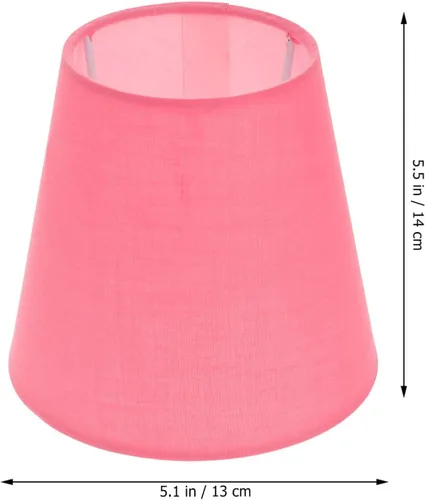 Vista 3 de DOITOOL Pantalla de tambor para lámpara de mesa, lámparas de pie, pantalla de lámpara de araña, pantalla de lámpara de arpillera de granja, pantalla
